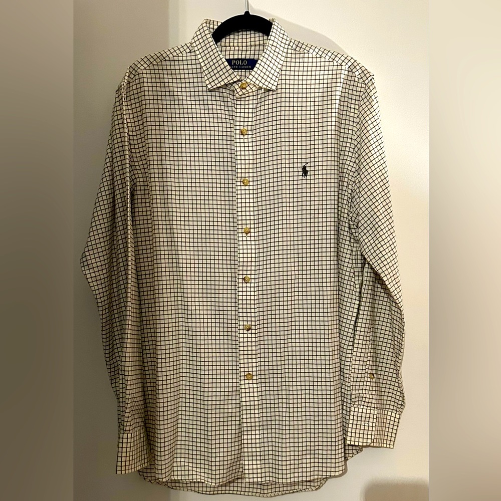 Men’s Polo Ralph Lauren dress shirt size Large